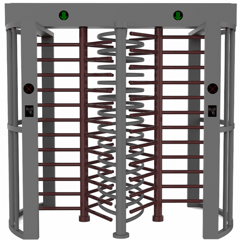 FULL HEIGHT STEEL TURNSTILE GATE MT402-2-X